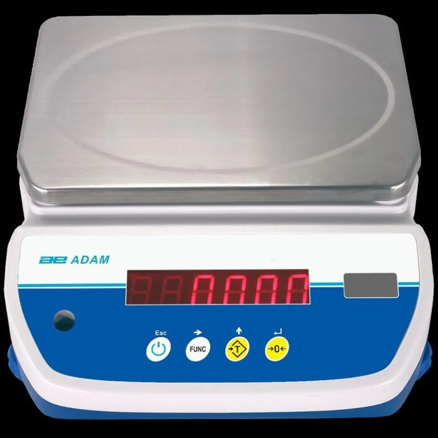 AE Adam Aqua ABW-S Wasserfeste Edelstahlwaagen, Kapazität 8kg/ Lesbarkeit 0.5g