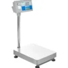 AE Adam Bodenwaage mit Hochanzeige und Einbaudrucker für Etiketten oder Barcodes 75 kg / Lesbarkeit 5 g