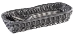 APS Besteckkorb -ECONOMIC- Horizontal, anthrazit, 27 x 10 cm, H: 4,5 cm