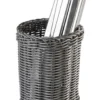 APS Besteckkorb -ECONOMIC- Vertikal, anthrazit, Ø 12 cm, H: 15 cm
