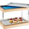 APS Kühltablett -TOP FRESH GN 1/1 DOPPELDECKER- Set Holz