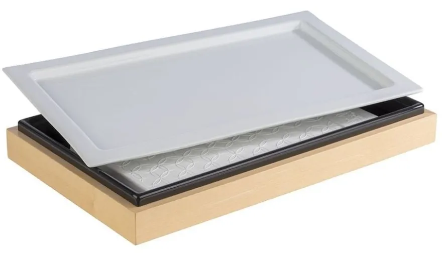 APS Melamin Tablett - FRAMES - GN 1/1, H: 2 cm