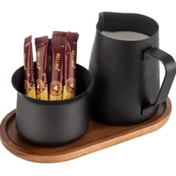 APS Milch- und Zucker-Set, schwarz