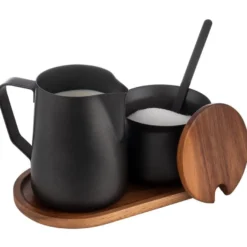 APS Milch- und Zucker-Set, schwarz