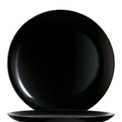 Arcoroc Evolutions Black Coupteller flach 25 cm, schwarz