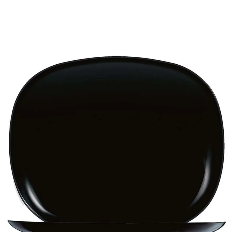 Arcoroc Evolutions Black Rechteckplatte 28 x 23 cm, schwarz