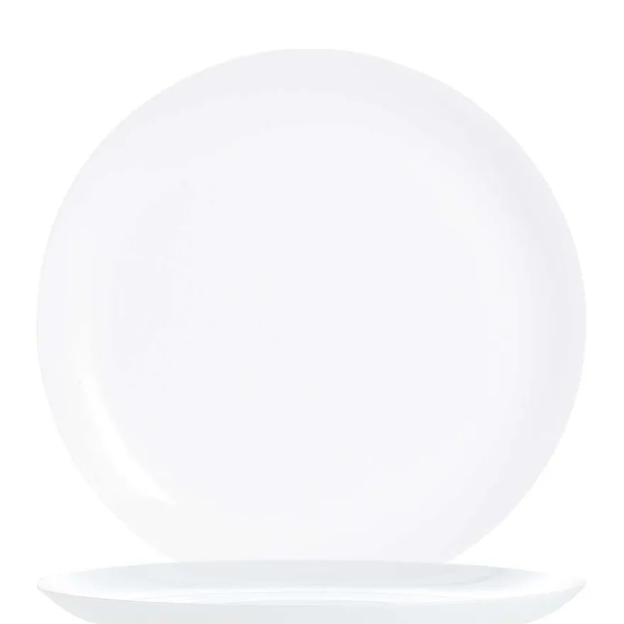 Arcoroc Evolutions White Coupteller flach 25 cm, weiß
