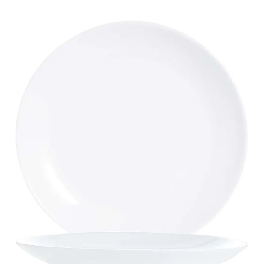Arcoroc Evolutions White Coupteller flach 19 cm, weiß