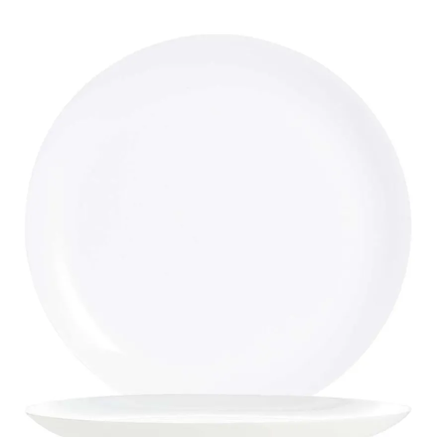 Arcoroc Evolutions White Coupteller flach 27 cm, weiß