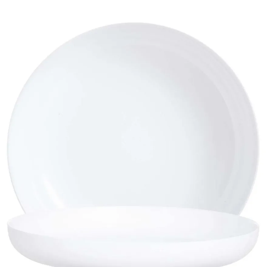Arcoroc Evolutions White Coupteller tief 21 cm, weiß