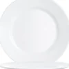 Arcoroc Restaurant White Teller flach 25,4 cm, weiß