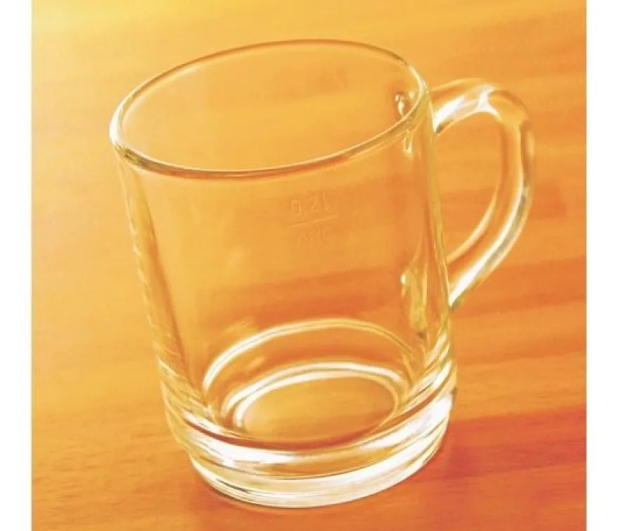 Arcoroc Tee-/Glühweinbecher stapelbar 25cl Füllstrich bei 0,2l