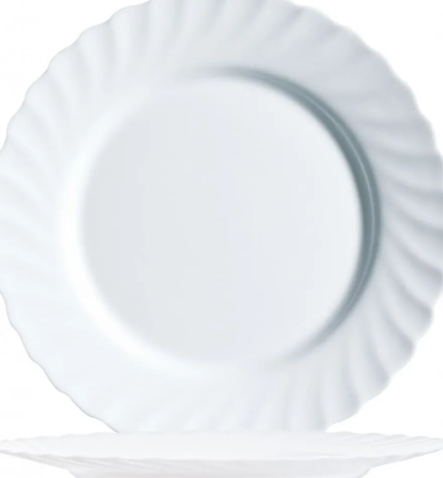Arcoroc Trianon White Teller flach 27,3 cm, weiß