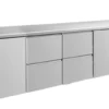A&S Kühltisch -2 bis +8°C 2330x700x850mm mit 2x Türen und 2x zwei Schubladen (4TZZT)