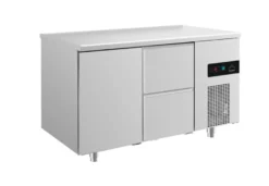 A&S Kühltisch -2 bis +8°C 1400x700x850mm mit 1x Tür und 1x zwei Schubladen (2TZ)