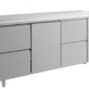 A&S Kühltisch -2 bis +8°C 1865x700x850mm mit 1x Tür und 2x zwei Schubladen (3ZTZ)