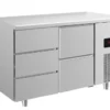 A&S Kühltisch -2 bis +8°C 1400x700x850mm mit 1x zwei Schubladen und 1x drei Schubladen (2DZ)
