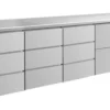 A&S Kühltisch -2 bis +8°C 2330x700x850mm mit 1x zwei Schubladen und 3x drei Schubladen (4DDDZ)