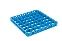 Aufsatz 49 Fächer 60x60 mm für Spülkorb, blau