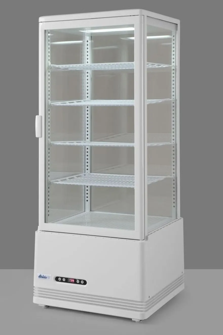 Aufsatz Vitrine weiß 98l Anti-Beschlag Höhe 1116mm