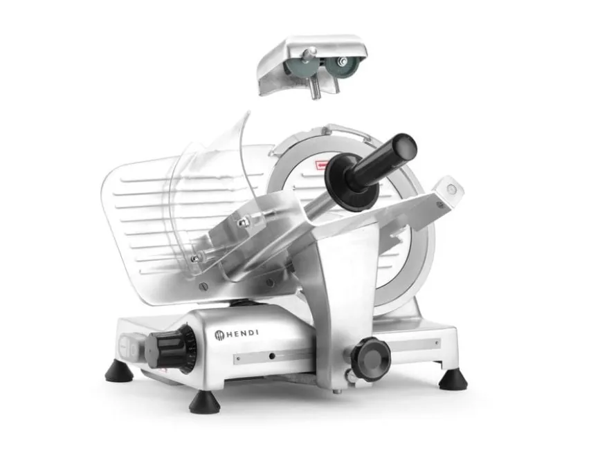 Aufschnittmaschine Profi 220 eingebaute Schleifvorrichtung