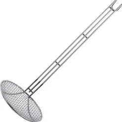 Back-/Fritierlöffel, hochglänzend, Stiellänge 35m, Durchmesser 16cm