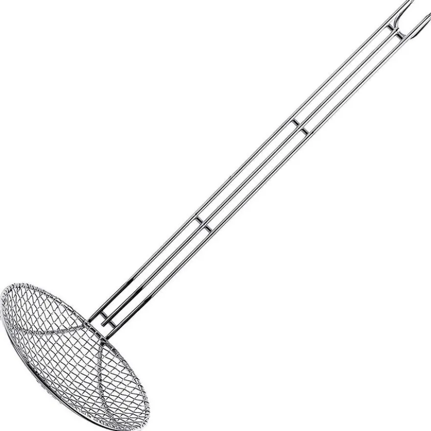 Back-/Fritierlöffel, hochglänzend, Stiellänge 35m, Durchmesser 16cm