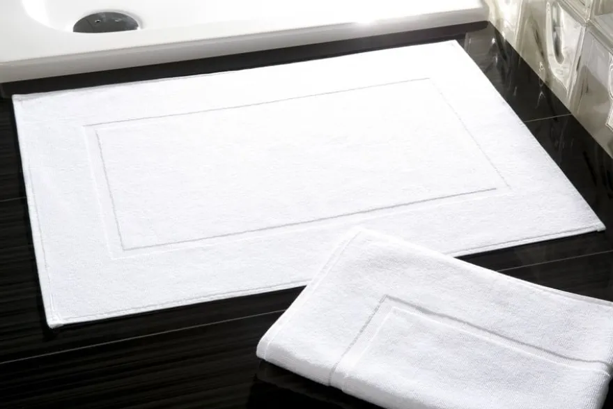 Badematte Zwirnfrottier 50x70cm - 600 Gr./m2