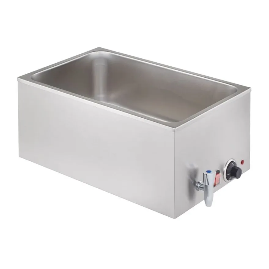 Bain-Marie ECO GN 1/1 - 150 mm, mit Ablasshahn