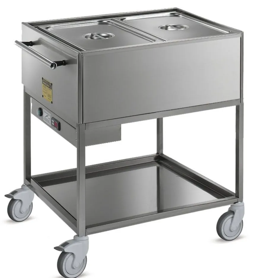 Bain-Marie Wagen PROFI 2x GN 1/1