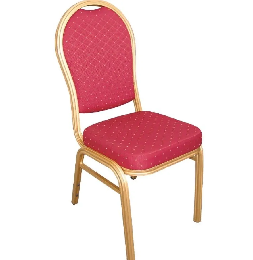 Bankettstühle Bolero mit runder Lehne, rot 4 Stück