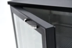Barkühlschrank ECO 230 mit Klapptüren schwarz, LED Beleuchtung, unterbaubar
