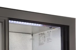 Barkühlschrank ECO 230 mit Schiebetüren schwarz, LED Beleuchtung, unterbaubar