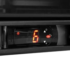 Barkühlschrank ECO 130 schwarz, LED Beleuchtung, unterbaubar