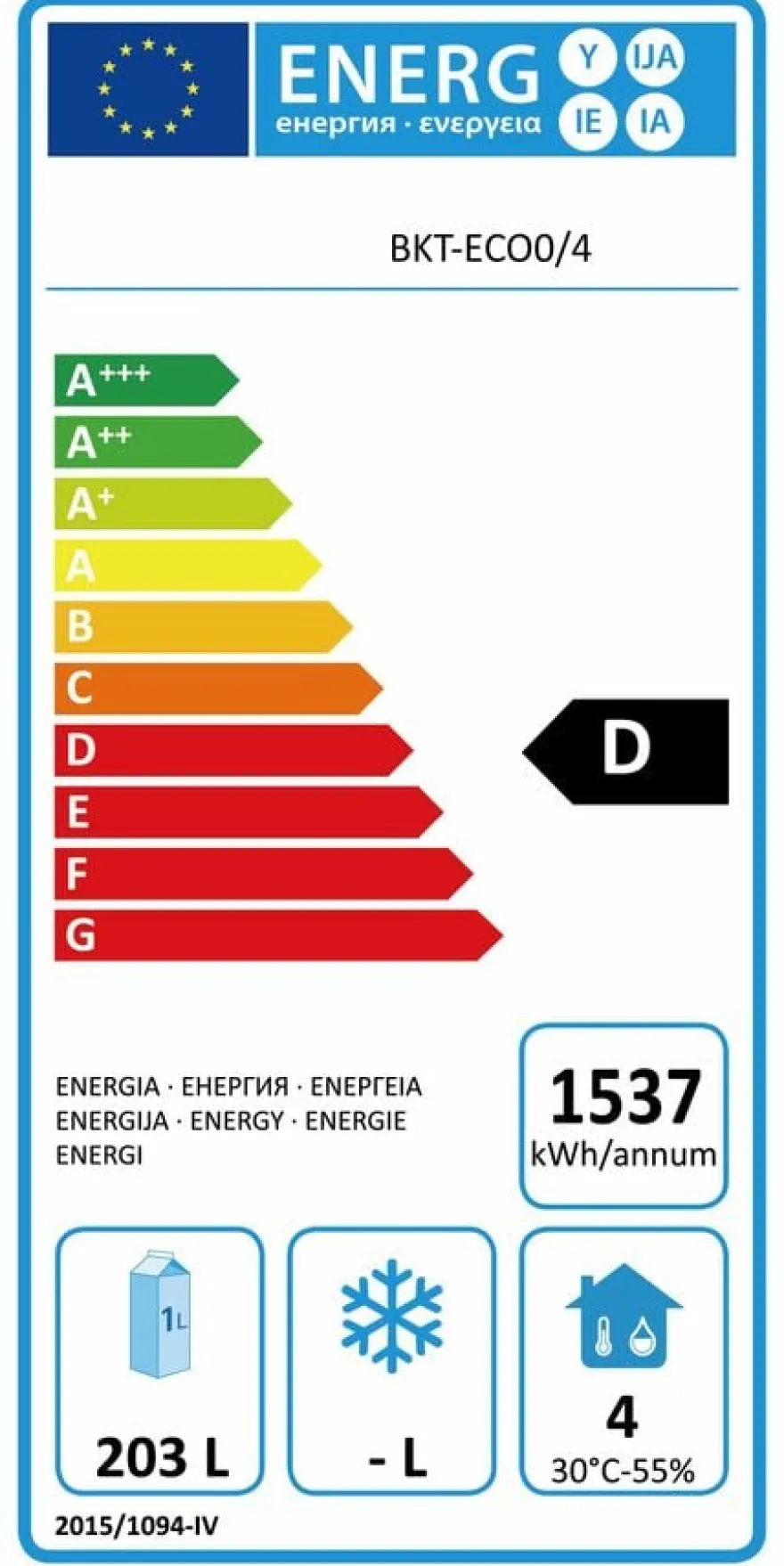 Barkühltisch ECO 0/4
