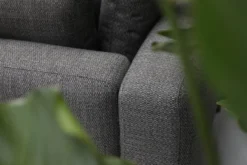 barths Athene – Lounge-Set mit zwei Beistelltischen Anthrazit – Teakholz
