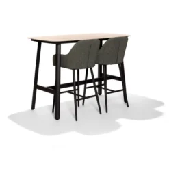 barths Belfort Bartisch 160 x 80 cm - Anthrazit