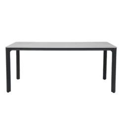 barths Belfort rechteckiger Dining-Tisch 140 x 90 cm - Anthrazit