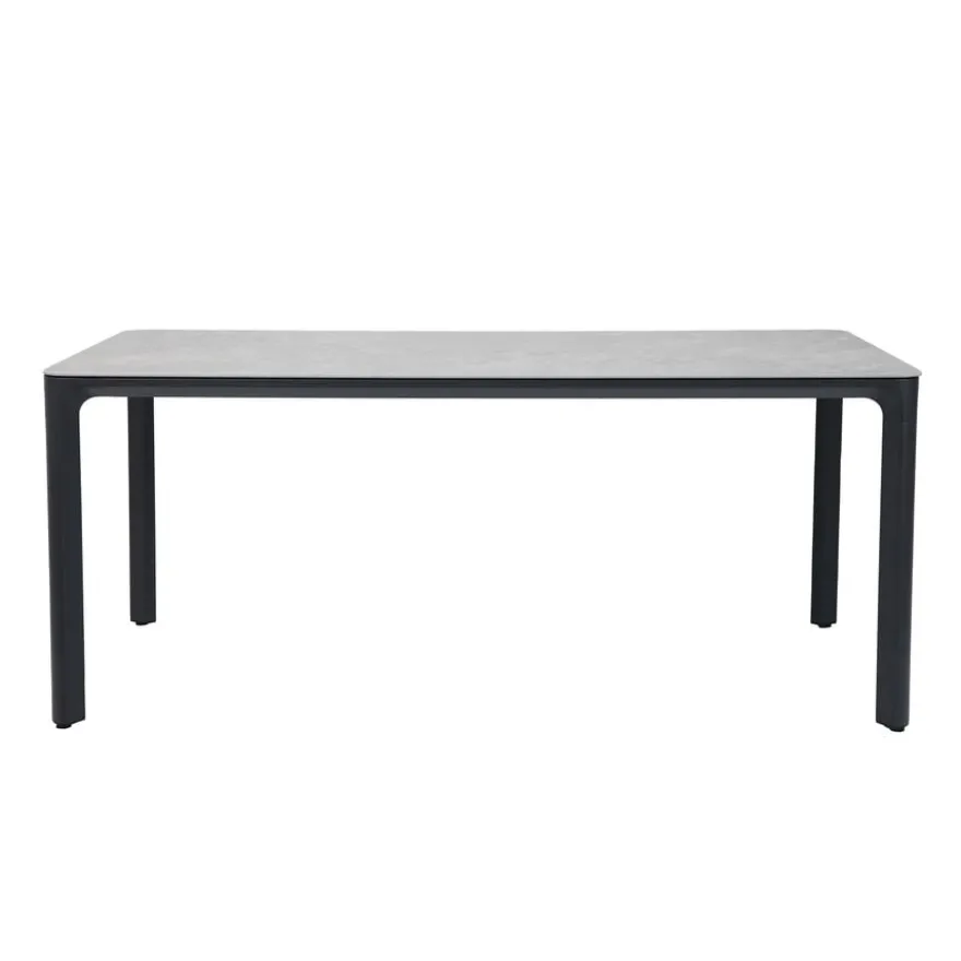barths Belfort rechteckiger Dining-Tisch 210 x 90 cm - Anthrazit
