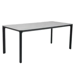 barths Belfort rechteckiger Dining-Tisch 210 x 90 cm - Anthrazit