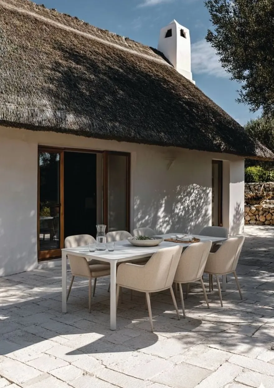 barths Belfort rechteckiger Dining-Tisch 210 x 90 cm - Sand