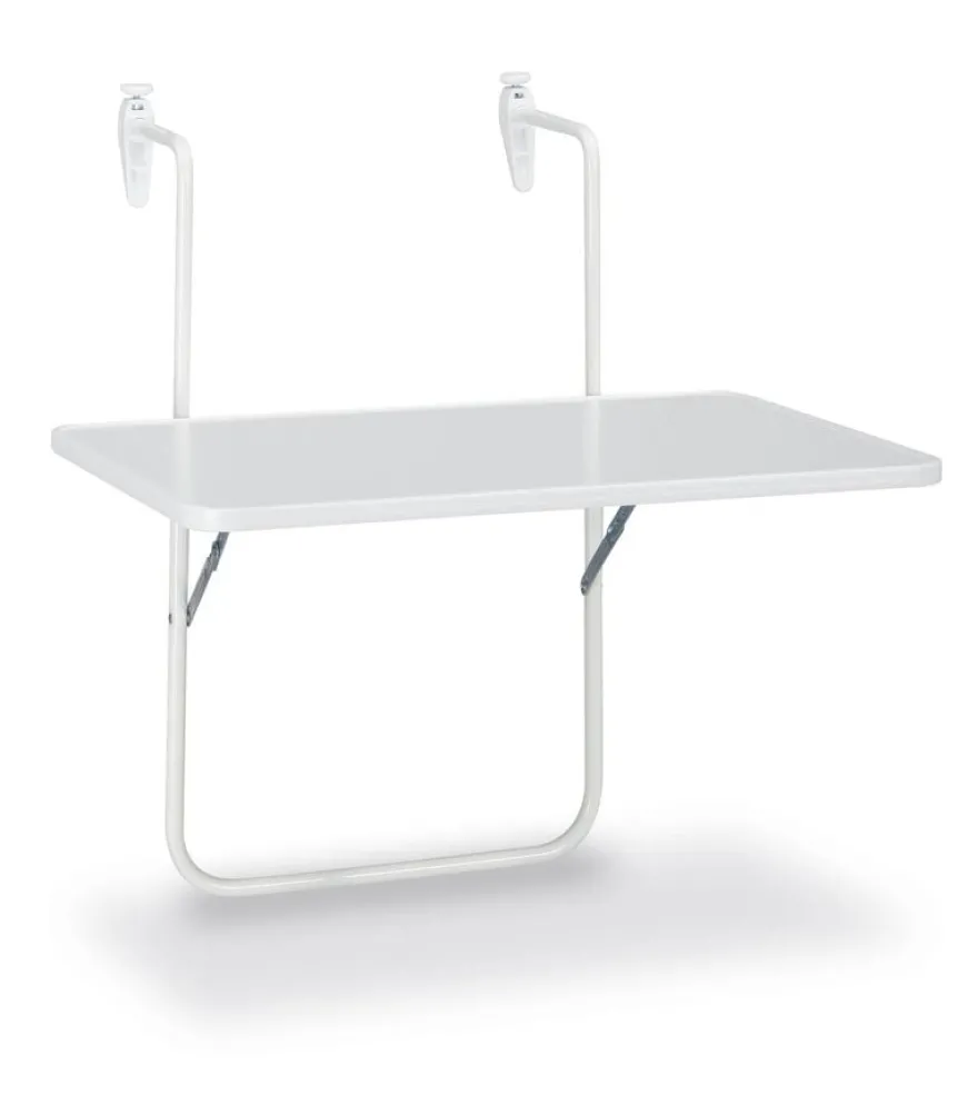 barths Boy – Balkonhängetisch 60x40 cm Weiß