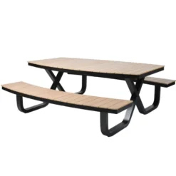 barths Buddy – Picknicktisch Polywood-Schwarz
