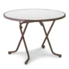 barths Dublin – Klapptisch rund 100 cm Braun