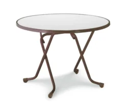 barths Dublin – Klapptisch rund 100 cm Braun