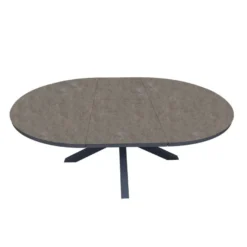 barths Fellow ausziehbarer Dining-Tisch 145/200 x 145 cm - Anthrazit