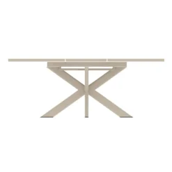 barths Fellow ausziehbarer Dining-Tisch 145/200 x 145 cm - Sand