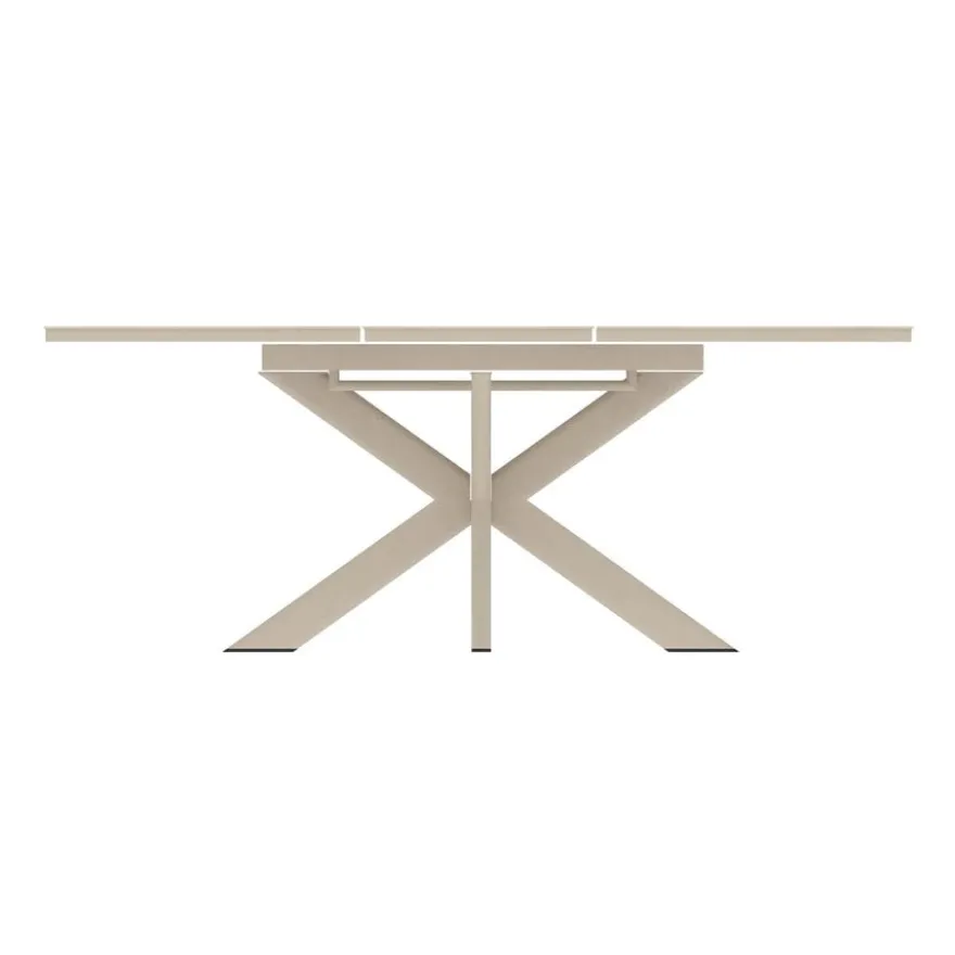 barths Fellow ausziehbarer Dining-Tisch 145/200 x 145 cm - Sand