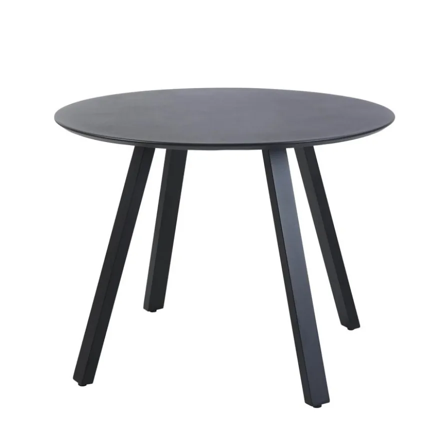 barths Halo Gartentisch Rund – Schwarz