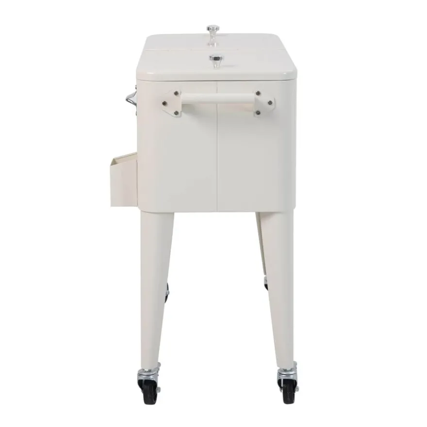barths Icy Kühlbox auf Rädern – Beige